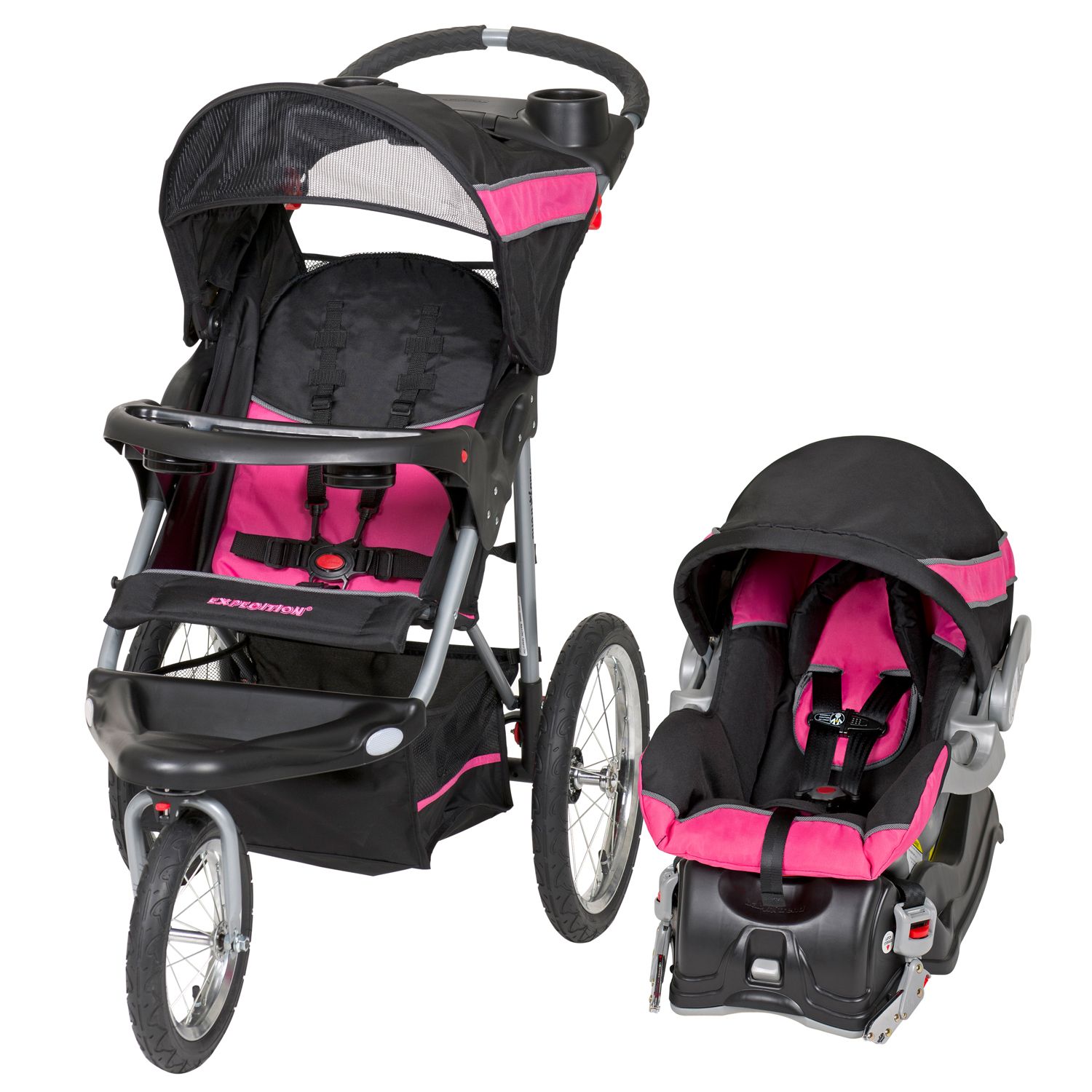 how to fold baby trend jogger stroller