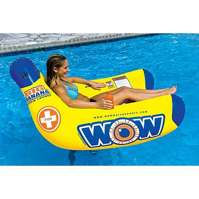 WOW Sports Big Banana Lounge Water Float