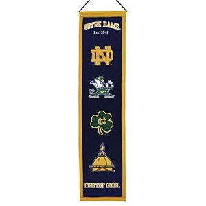 Notre Dame Fighting Irish Heritage Banner