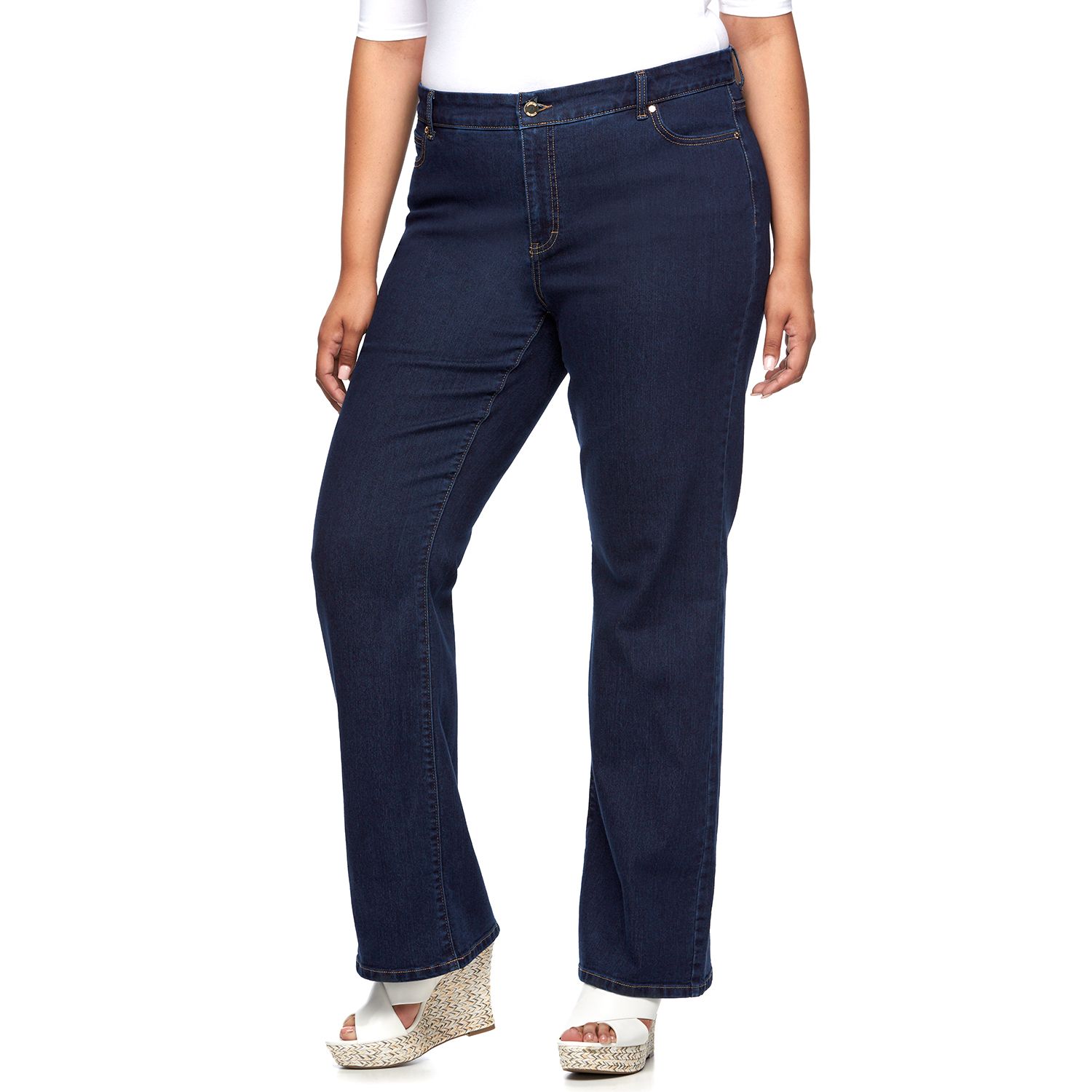 jennifer lopez bootcut jeans plus size