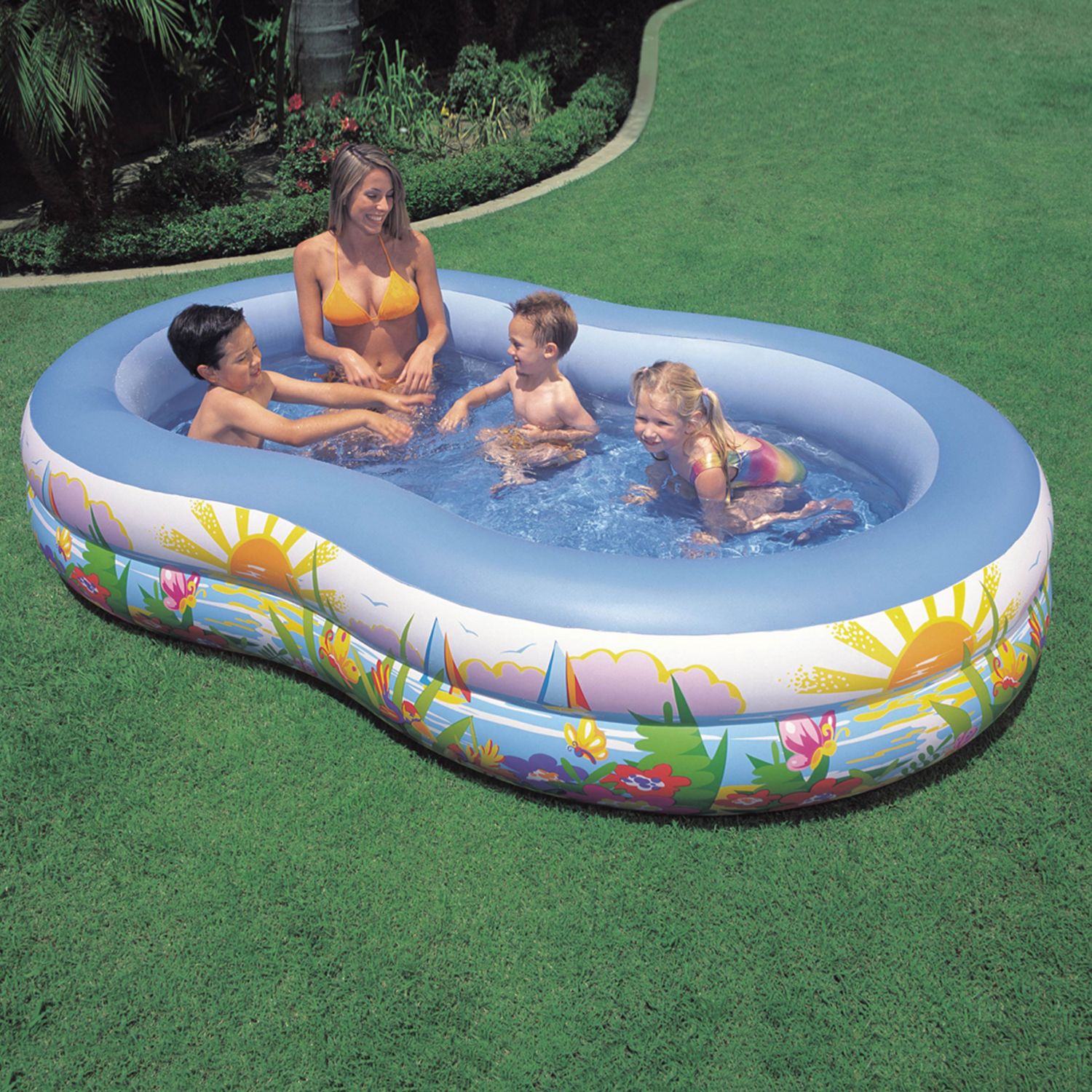 intex swim center paradise inflatable pool