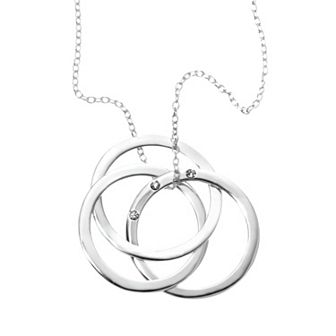 Sterling Silver Triple-Circle Pendant