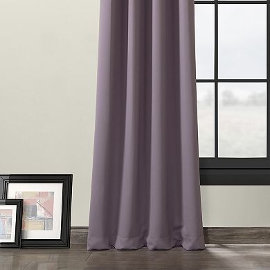 EFF Solid Blackout Grommet Set of 2 Window Curtains