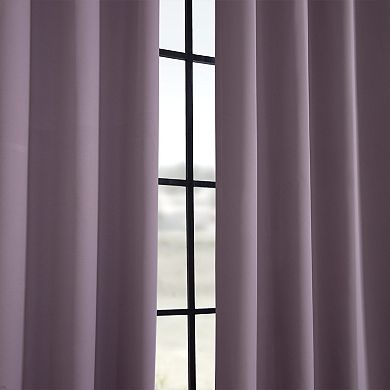 EFF Solid Blackout Grommet Set of 2 Window Curtains