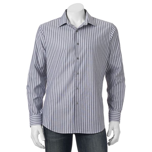 Men's Apt. 9® Modern-Fit Geometric Button-Down Shirt