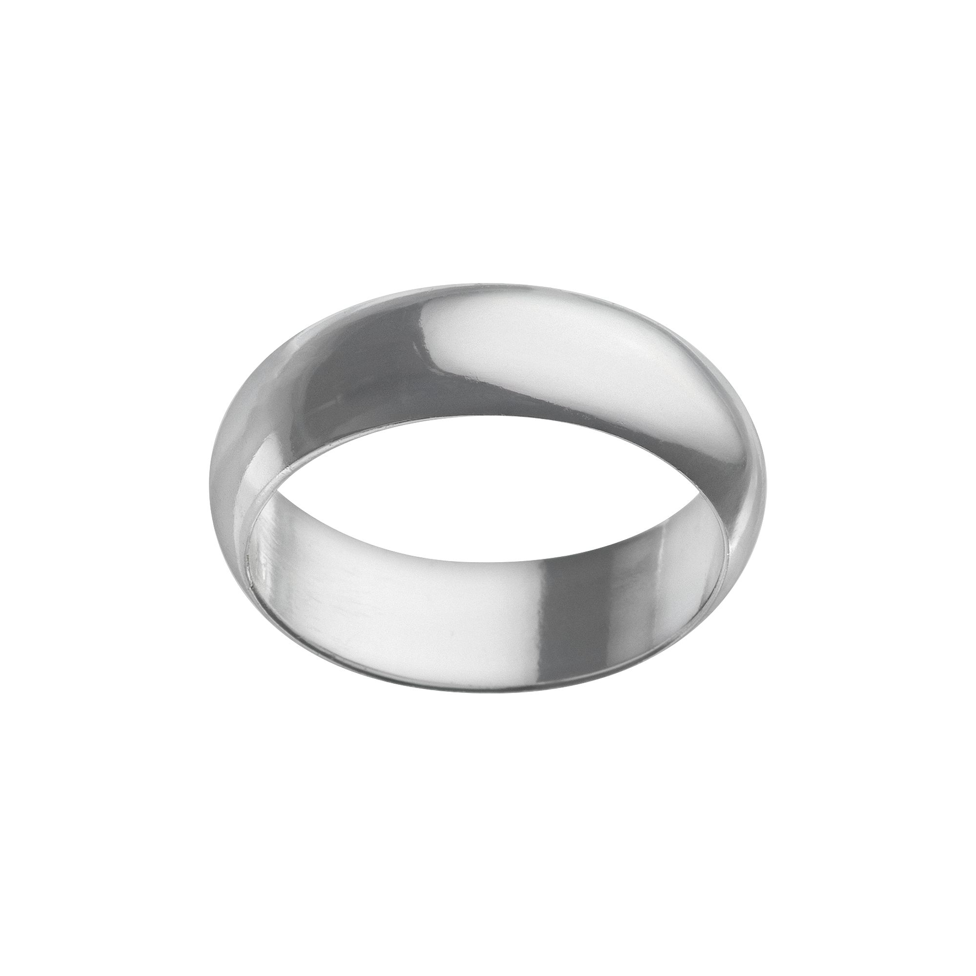 Sterling Silver 7-mm Polished Wedding Band - Men, Mens, Size: 10