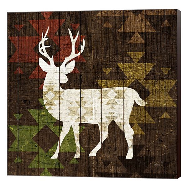 Metaverse Art Southwest Lodge Deer I Canvas Wall Art