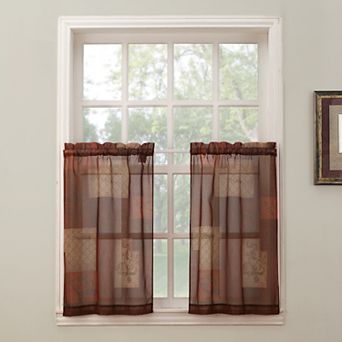 Sonoma Goods For Life® Eden 2-pack Tier Curtains