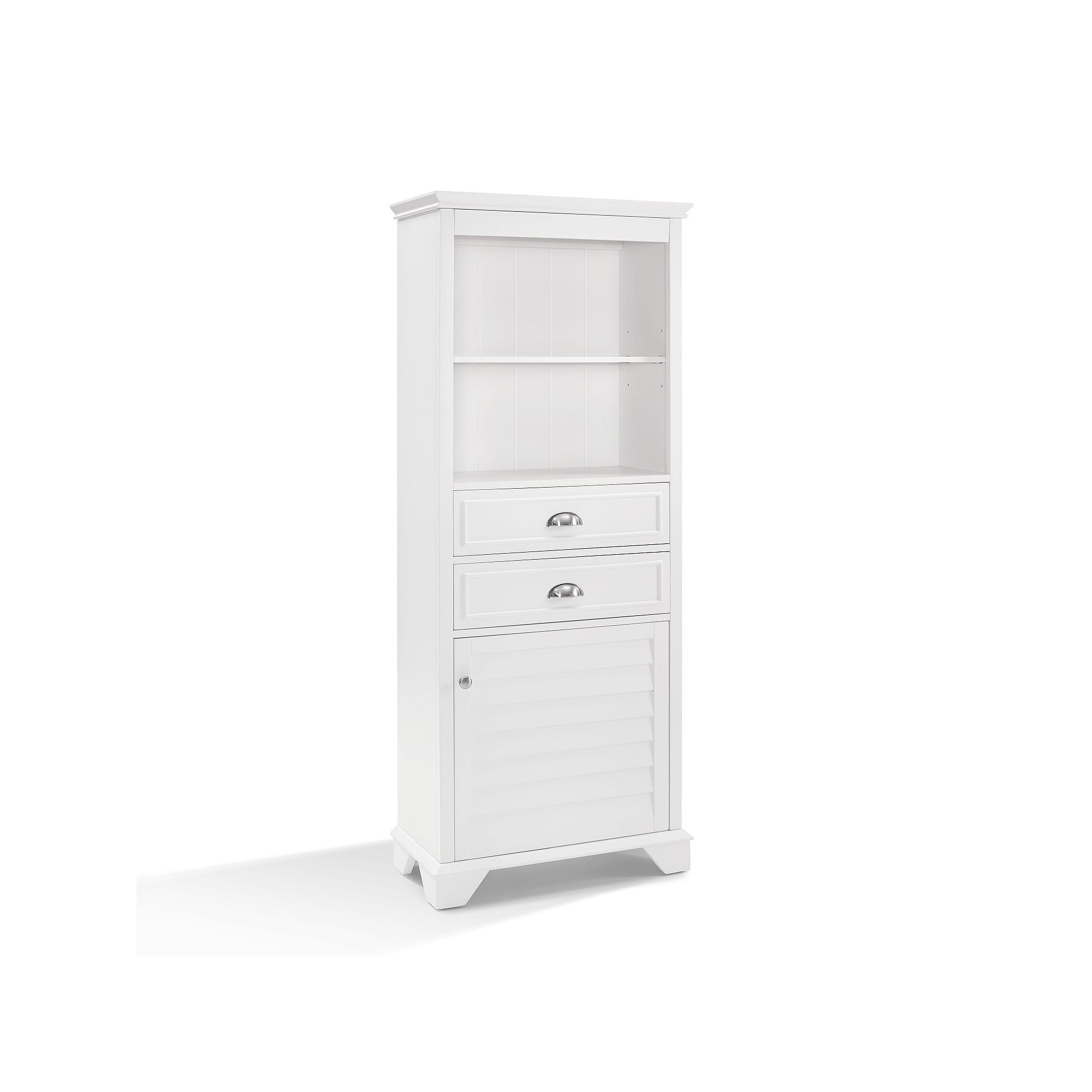 Crosley Lydia Tall Cabinet, White