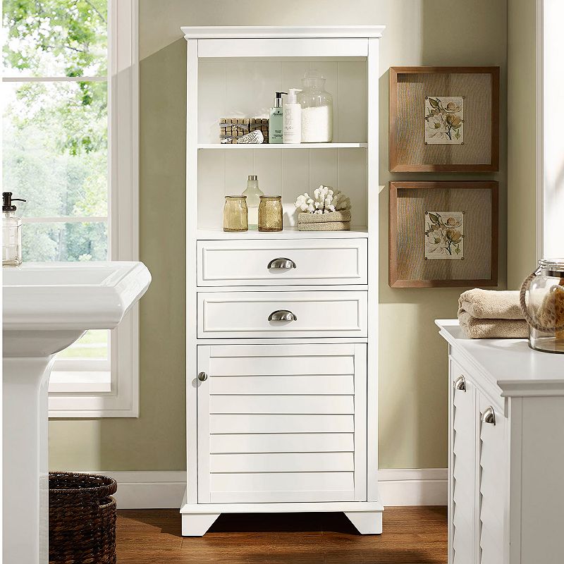 Lydia Tall Cabinet, White