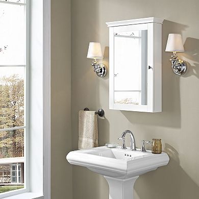 Crosley Lydia Mirrored Wall Cabinet