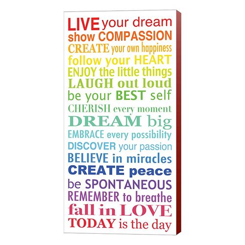 Metaverse Art Live Your Dream 3 Canvas Wall Art