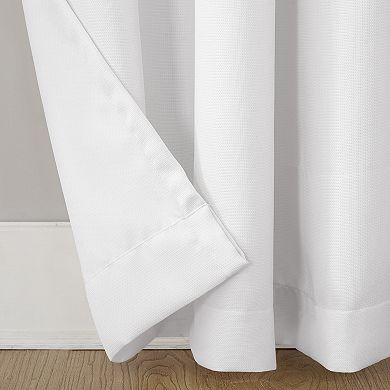 No 918 1-Panel Montego Casual Textured Grommet Window Curtain