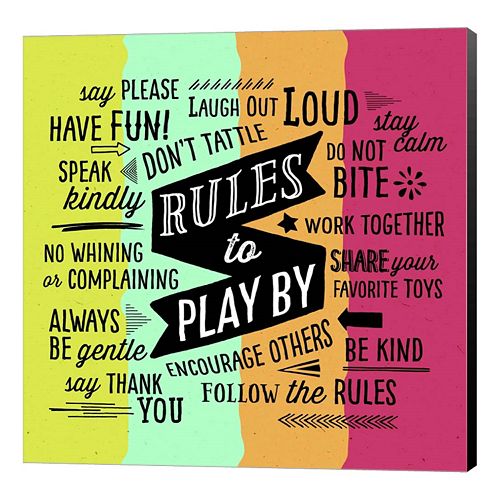 Metaverse Art Rules To Play By Canvas Wall Art