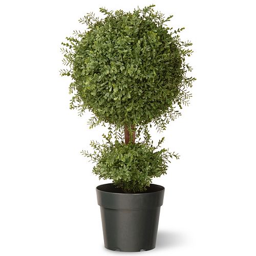 National Tree Company 30 Artificial Mini Tea Leaf One-Ball Topiary