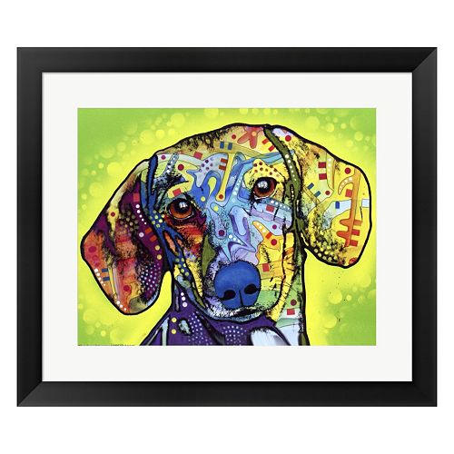 Metaverse Art Dachshund Framed Wall Art by ​Dean Russo