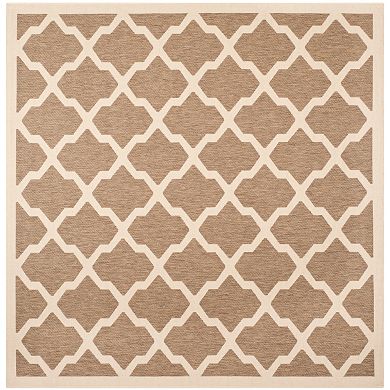 Safavieh Courtyard Moroccan Lattice Indoor Outdoor Rug