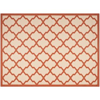 Safavieh Courtyard Moroccan Lattice Indoor Outdoor Rug