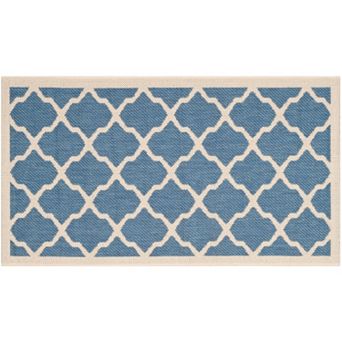 Safavieh Courtyard Moroccan Lattice Indoor Outdoor Rug
