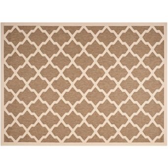 Safavieh Courtyard Moroccan Lattice Indoor Outdoor Rug