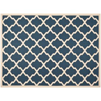 Safavieh Courtyard Moroccan Lattice Indoor Outdoor Rug