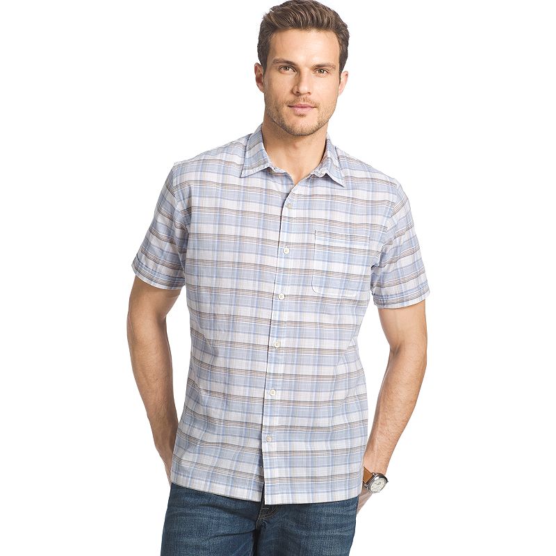 Blue Striped Short Sleeve Shirt | Kohl's