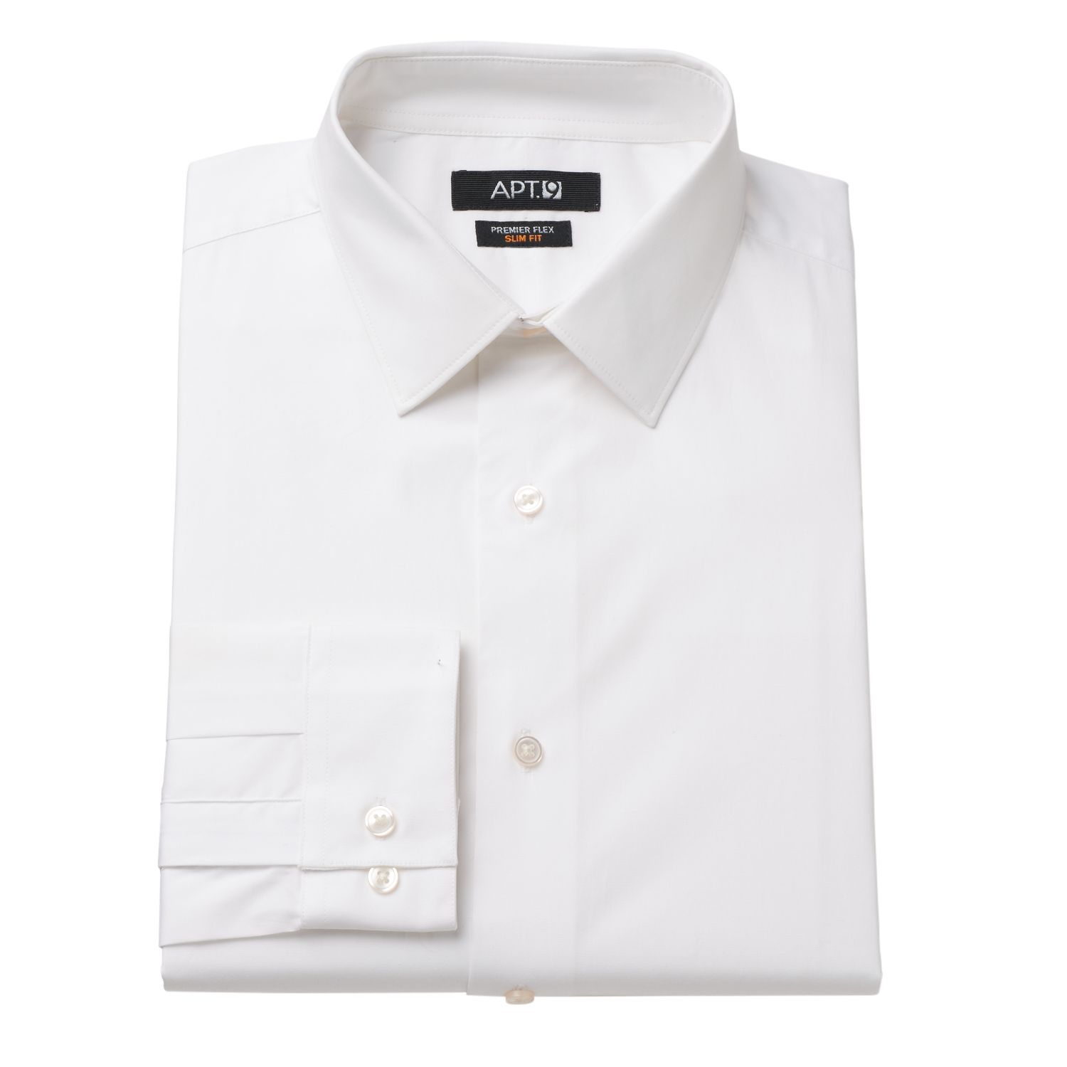 slim fit white button up shirt