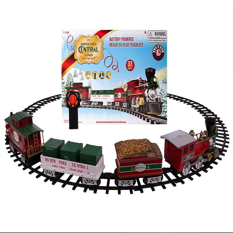 North Pole Central 2016 Ready-to-Play Train Set by Lionel Trains, Multicolo