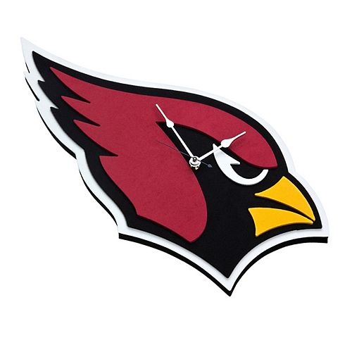 Arizona Cardinals 3D Foam Wall Clock