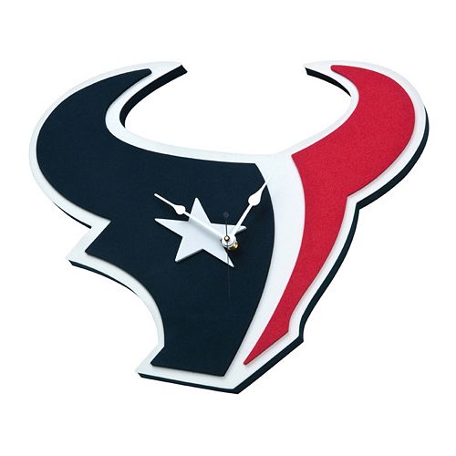 Houston Texans 3D Foam Wall Clock