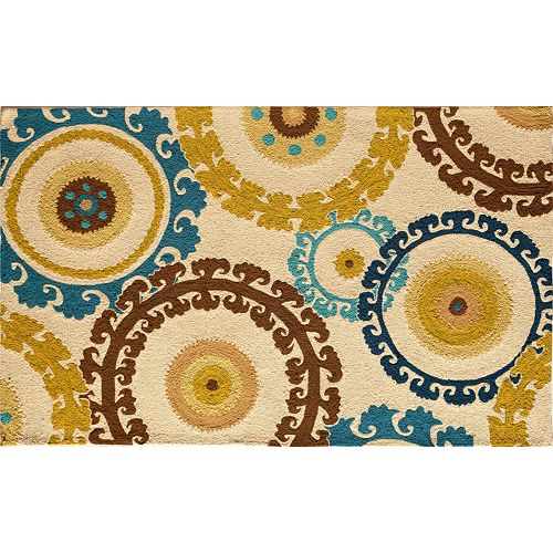 Rugs America Lenai Coastal Sun Indoor Outdoor Rug