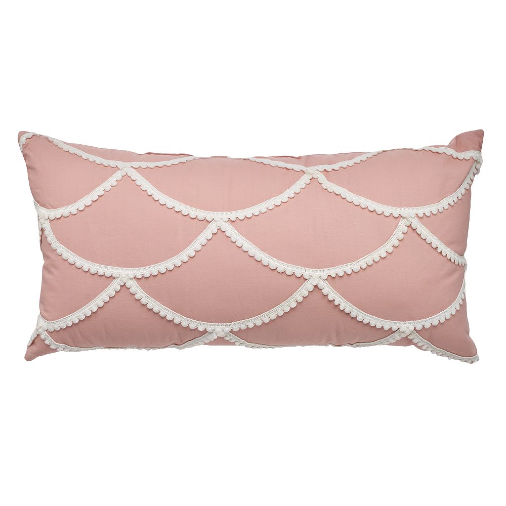 Lc Lauren Conrad Crochet Scallop Throw Pillow