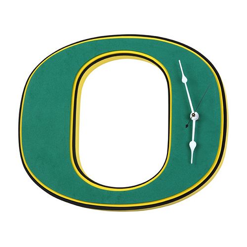 Oregon Ducks 3D Foam Wall Clock