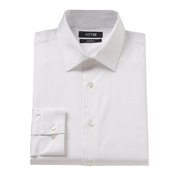 Men's Apt. 9® ModernFit Stretch SpreadCollar Dress Shirt