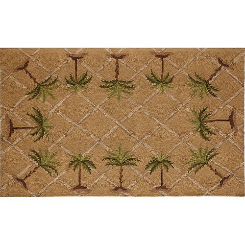 Rugs America Lenai Sunny Palm Indoor Outdoor Rug