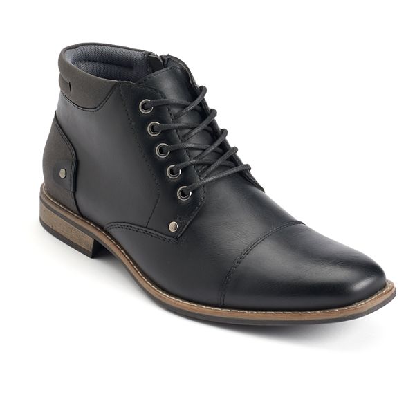 Kohls mens shop black boots