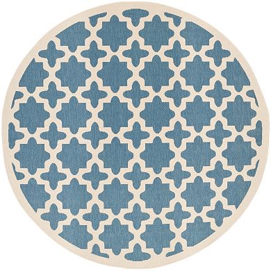 Safavieh Courtyard Fret Indoor Outdoor Rug