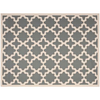 Safavieh Courtyard Fret Indoor Outdoor Rug