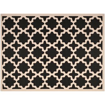 Safavieh Courtyard Fret Indoor Outdoor Rug