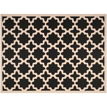 Safavieh Courtyard Fret Indoor Outdoor Rug