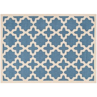 Safavieh Courtyard Fret Indoor Outdoor Rug