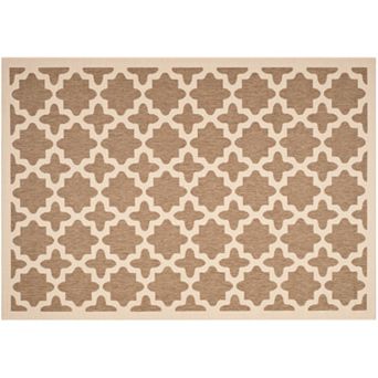 Safavieh Courtyard Fret Indoor Outdoor Rug