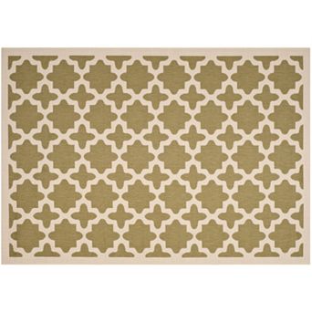 Safavieh Courtyard Fret Indoor Outdoor Rug