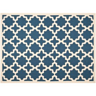 Safavieh Courtyard Fret Indoor Outdoor Rug