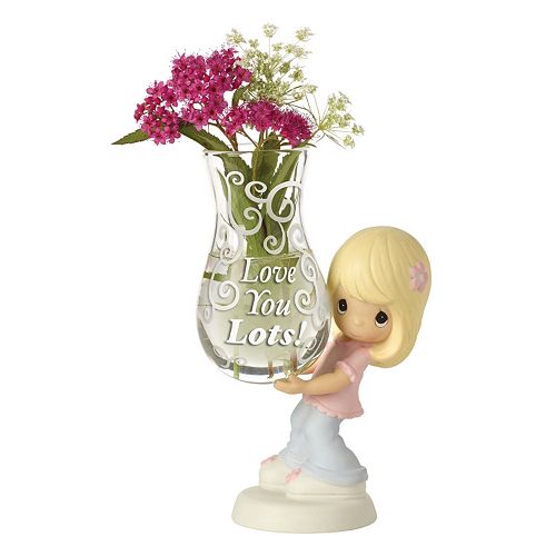 Precious Moments Love You Lots Vase Girl Figurine