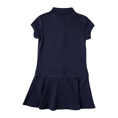 Girls 4-6x Chaps School Uniform Short Sleeve Polo Shirt Dress