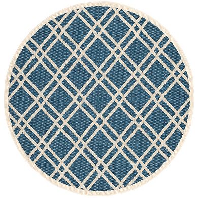 Safavieh Courtyard Lattice Indoor Outdoor Rug