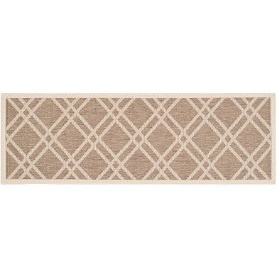 Safavieh Courtyard Lattice Indoor Outdoor Rug