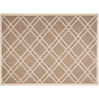 Safavieh Courtyard Lattice Indoor Outdoor Rug