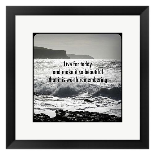 Metaverse Art Inspiration Shore Framed Wall Art